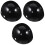 3Pièces Insert Casque Plastique Noir Confort Optimal 10