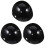 3Pièces Insert Casque Plastique Noir Confort Optimal 11