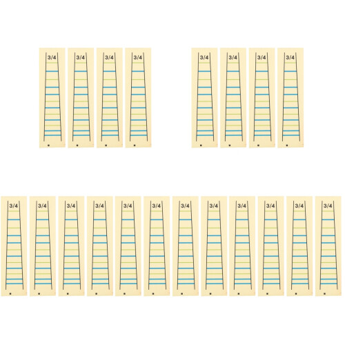 20Pièces Décalcomanies Multicouleur Pour Violon Guide Doigts Pro 1