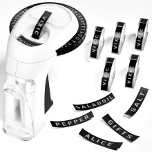 Vixic Embossing Label Maker, Vintage Embossed Label Maker, Retro Embosser Label Print