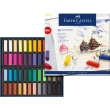 Faber-Castell Creative Studio Soft Pastels Mini, Multicoloured, Cardboard Wallet Of 4
