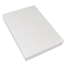 RHINO A4 Loose Leaf Lined Paper, 500 Sheets / 1000 Pages, 8mm Lined with Margin Paper, 1-Pack, Hole Punched, School & Office Stationery Supplies