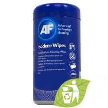 AF Isoclene – Wet Isopropyl Alcohol Wipes / Isopropanol IPA Cleaning & Degreasing Wipes – Tub of 100 ideal for electronics, 3D printer, lab techni