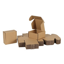 HORLIMER 20 Pack Small Cardboard Boxes, 4x4x2 inches Brown Corrugated Shipping Boxes,