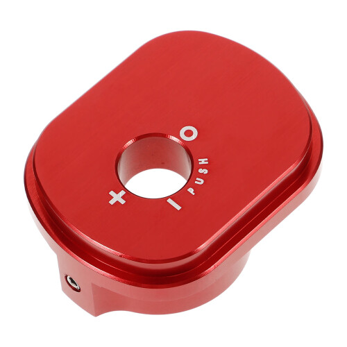 4Pièces Couvercle Allumage Aluminium Rouge Protection Durable 1