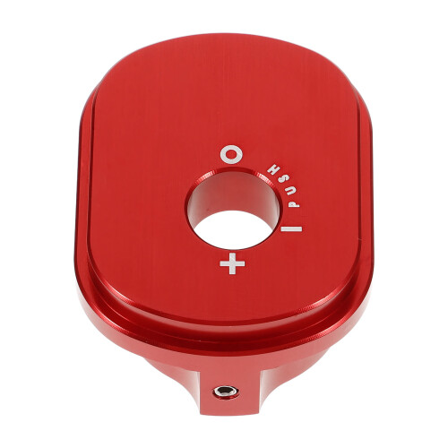 4Pièces Couvercle Allumage Aluminium Rouge Protection Durable 2