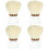 4Pièces Pinceaux Beige Pour Et Ongles 7