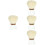 4Pièces Pinceaux Beige Pour Et Ongles 8