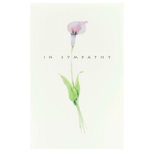 UK Greetings | Sympathy Card | Condolences/Bereavement | Her/Him | Delicate Design |