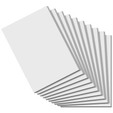 Note Pads 4x6 - Notepad - 10 Pads - 50 Sheets per Notepads - Small Writing Pads White