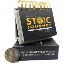 MESMOS 366 Daily Stoic Calendar, Inspirational Gifts for Men, Daily Affirmations Offi