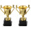 2Pièces Trophées Plastiques Or Petits Prix Pour Compétitions 4