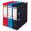 Rexel Choices A4 Lever Arch Files, 3-Pack Assorted Colors (Black, Red, Blue), Durable 1