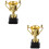 2Pièces Trophées Plastiques Or Petits Prix Pour Compétitions 8