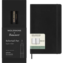 Moleskine x Kaweco Rollerball Refillable Pen in ABS plastic for Writers, Note-takers,