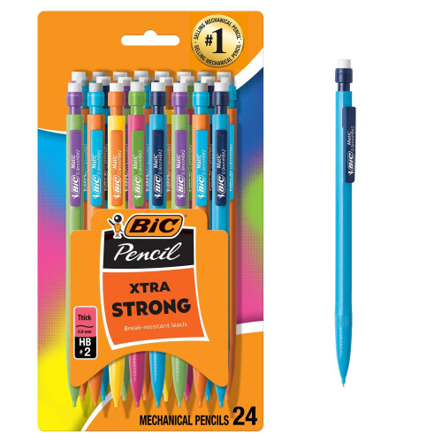 BIC Bic Extra Strong Mechanical Pencils 2, Multi-Colour