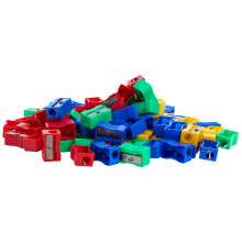 Hainenko Plastic Pencil Sharpeners - Assorted (Pack of 100)