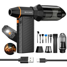 K&F CONCEPT 2-in-1 Magnetic Compressed Air Duster, Electric Air Duster 300000RPM Vacu