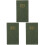 3Pièces Notepad Multi-Fonction Vert Pour Voyage 4