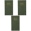 3Pièces Notepad Multi-Fonction Vert Pour Voyage 5