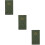 3Pièces Notepad Multi-Fonction Vert Pour Voyage 11