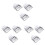 9Pièces Accessoires Apiculture Clip Durable Acier Argent Pour 2
