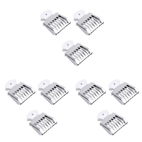 9Pièces Accessoires Apiculture Clip Durable Acier Argent Pour 1