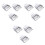 9Pièces Accessoires Apiculture Clip Durable Acier Argent Pour 3