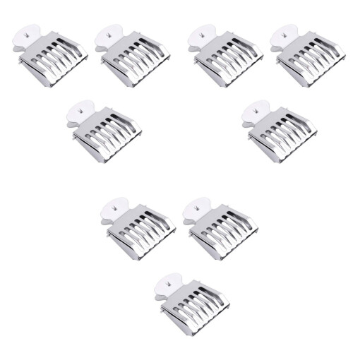 9Pièces Accessoires Apiculture Clip Durable Acier Argent Pour 2
