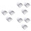 9Pièces Accessoires Apiculture Clip Durable Acier Argent Pour 6