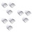9Pièces Accessoires Apiculture Clip Durable Acier Argent Pour 7