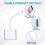 3 in 1 TYPE-C to -Compatible 4K Adapter Cable Converter Type-C to -Compatible USB HD Cable Docking Station 2