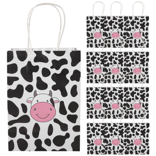 60Pièces Papier Cadeaux Poignées Kraft Papier Multicolores 2