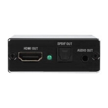 Convertidor y extractor divisor de audio HDMI 4K x 2K HDMI a HDMI + SPDIF + salida de audio de 3,5 mm - HEN