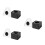 6Pièces Support Microphone ABS Interview Design 10