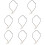 8Pièces Pendentif Pendentif Aromathérapie Flacon Décor 7