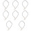 8Pièces Pendentif Pendentif Aromathérapie Flacon Décor 8