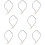 8Pièces Pendentif Pendentif Aromathérapie Flacon Décor 9