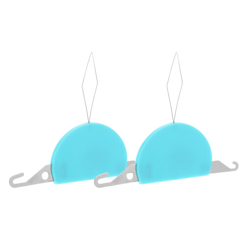 4Pièces Enfileur Fil Bleu Pour Couture Main Machine Facile 1