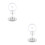 2Pièces Support Téléphone LED Anneau Lumière ABS 3
