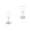 2Pièces Support Téléphone LED Anneau Lumière ABS 6