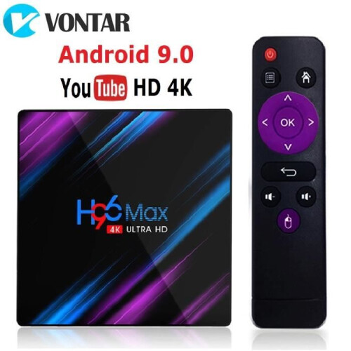 Smart TV Box - H96 - H96 MAX - Android 10 - 4 GB RAM - 64 GB opslag - 4K