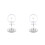 2Pièces Support Téléphone LED Anneau Lumière ABS 8