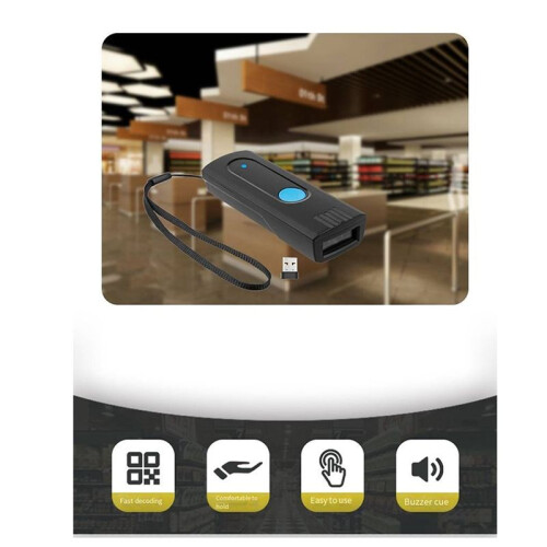 Pocket Barcode Scanner Wireless  Instant Upload or Storage Mode for IOS Android Windows System 1