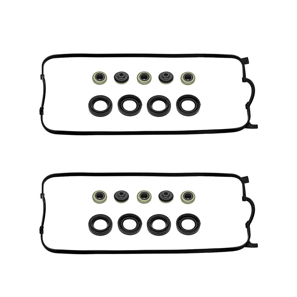 2X Engine Valve Cover Gasket Set 12030-P0a-000 For 1994-2002 Accord 1997-1999 Cl 2.2L 2.3L I4 6031060727358