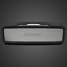 Funda de silicona suave para Bose Soundlink Mini 1 y 2 – GOBRO – Negra – Resistente al agua