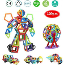 Magnetische bouwblokken - Bambi - 109 stuks - ABS-plastic - Creatief speelgoed voor kinderen