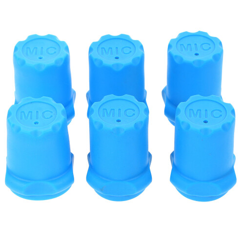 30Pièces Manchons Anti-Chute Silicone Bleu Pour Micro Microphone 2