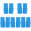30Pièces Manchons Anti-Chute Silicone Bleu Pour Micro Microphone 4
