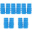 30Pièces Manchons Anti-Chute Silicone Bleu Pour Micro Microphone 5